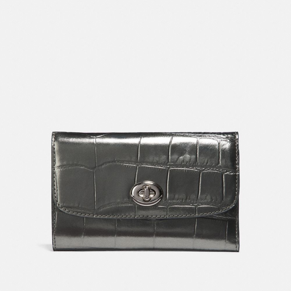 MEDIUM ENVELOPE WALLET - GUNMETAL/SILVER - COACH F39106