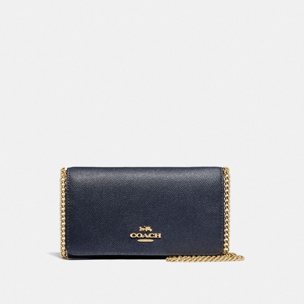 COACH F39126 Dressy Crossbody MIDNIGHT/LIGHT GOLD