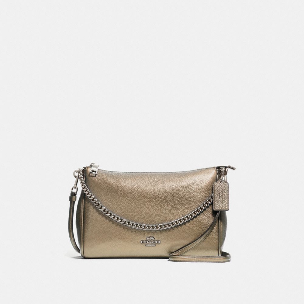 CARRIE CROSSBODY - PLATINUM/SILVER - COACH F39207