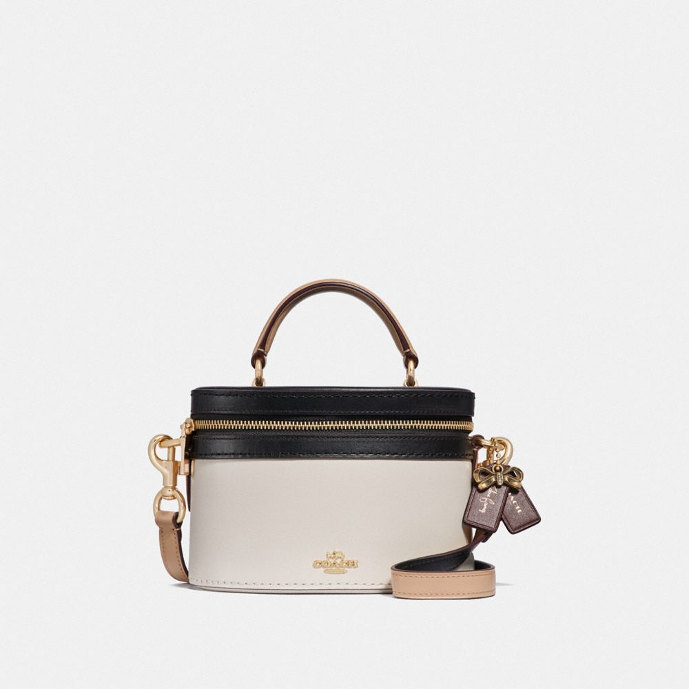 COACH F39291 Selena Trail Bag In Colorblock CHALK MULTI/GOLD