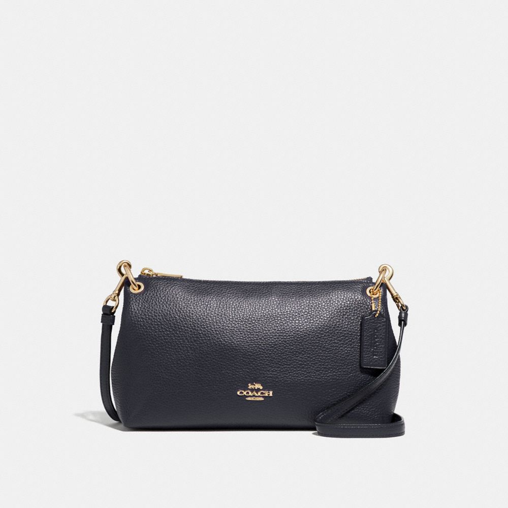 COACH F39380 CHARLEY CROSSBODY MIDNIGHT/GOLD