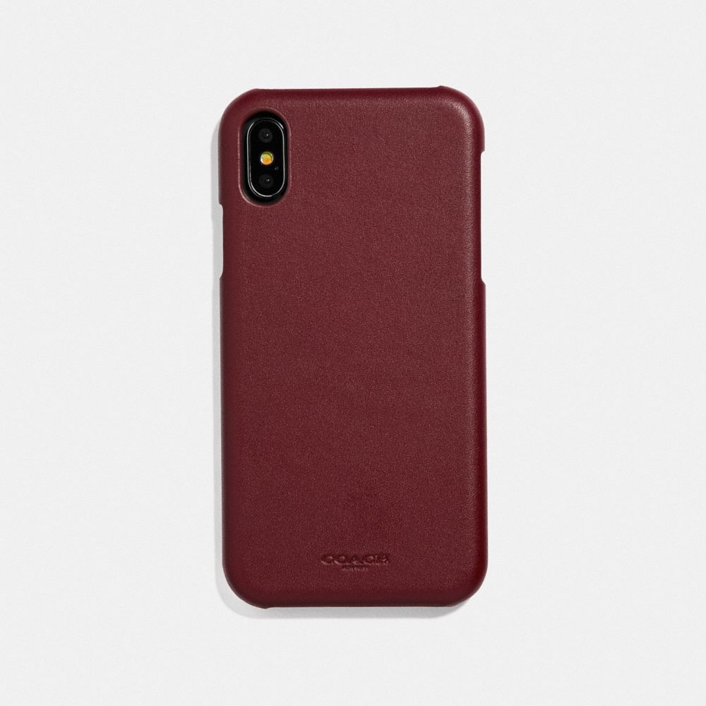 IPHONE XR CASE - RED CURRANT - COACH F39450