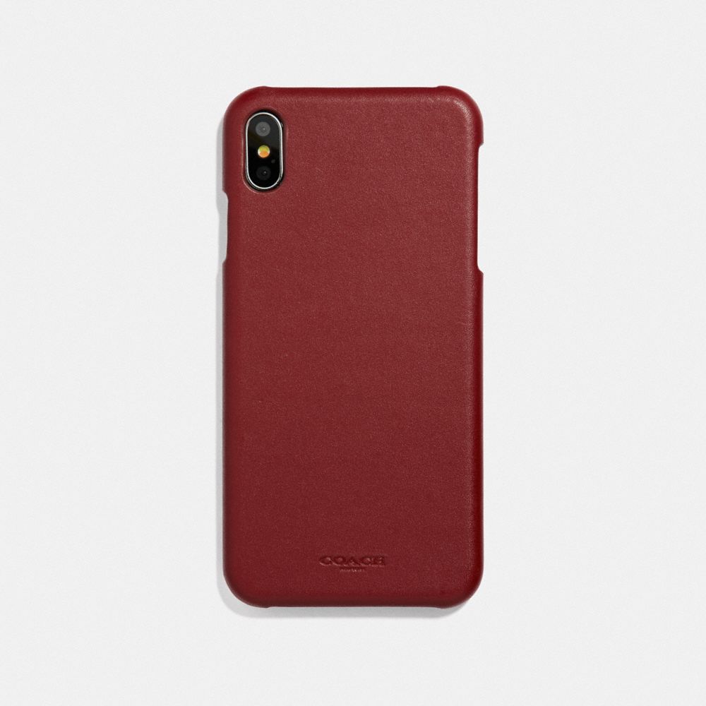 COACH F39451DE3 Iphone Xs Max Case RED CURRANT
