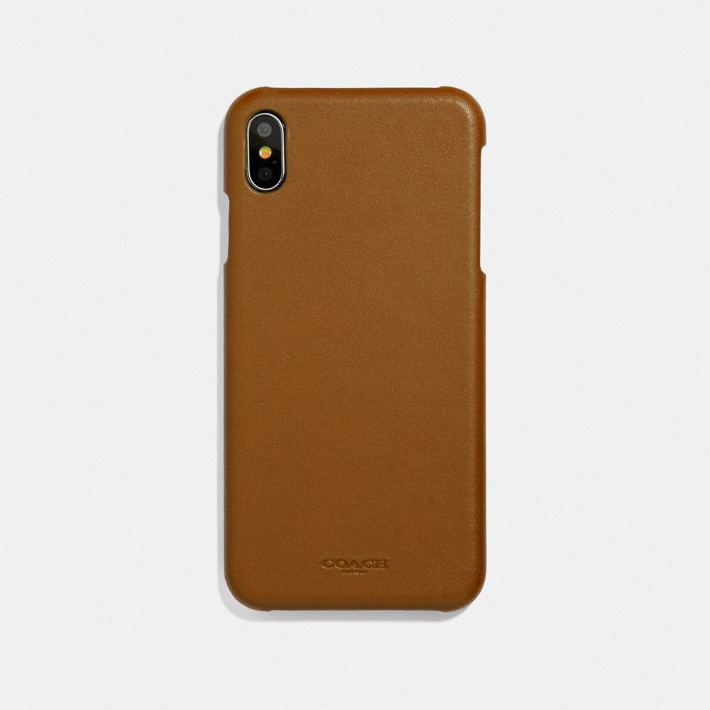 COACH F39451 Iphone Xs Max Case SADDLE