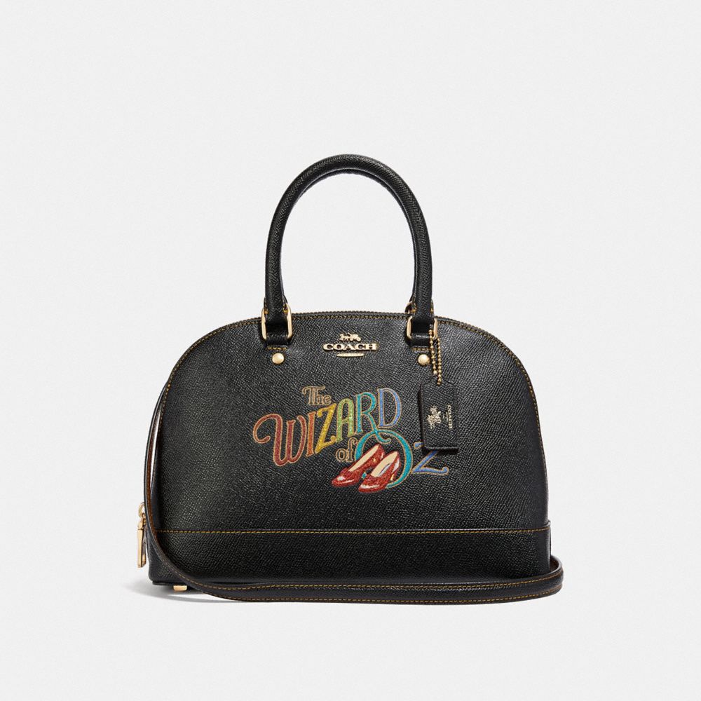 COACH F39464 - MINI SIERRA SATCHEL WITH WIZARD OF OZ - BLACK/MULTI/LIGHT GOLD | COACH HANDBAGS