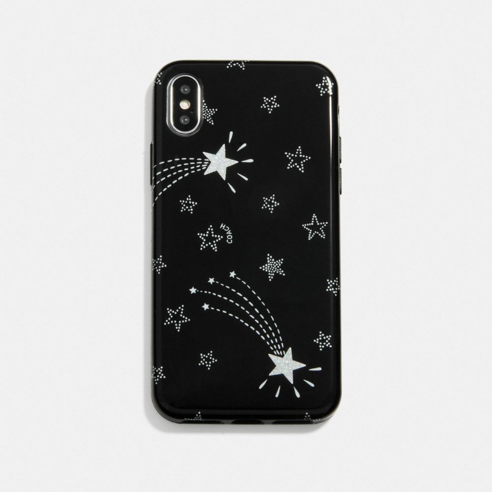 COACH F39476 IPHONE X/XS CASE WITH SHOOTING STAR PRINT BLACK