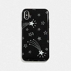 COACH F39476 - IPHONE X/XS CASE WITH SHOOTING STAR PRINT BLACK