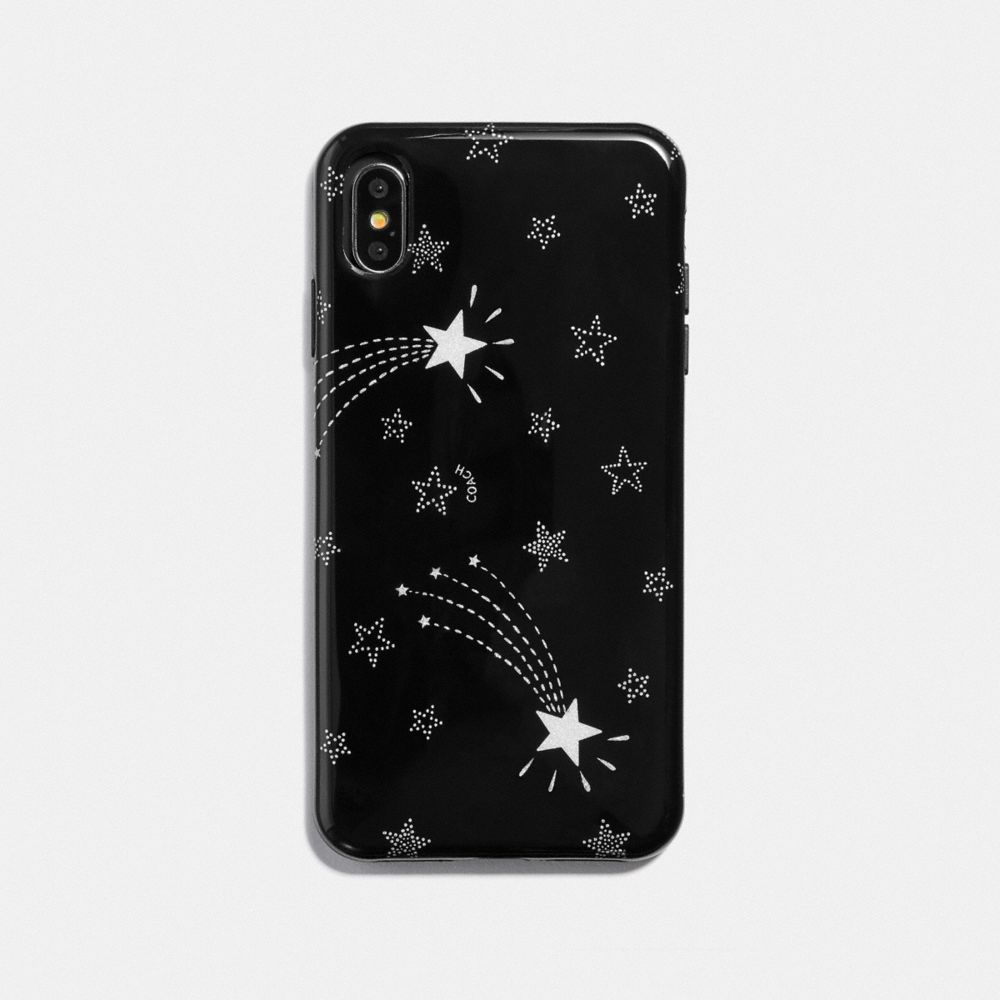 IPHONE 7 PLUS/8 PLUS CASE WITH SHOOTING STAR PRINT - BLACK - COACH F39491