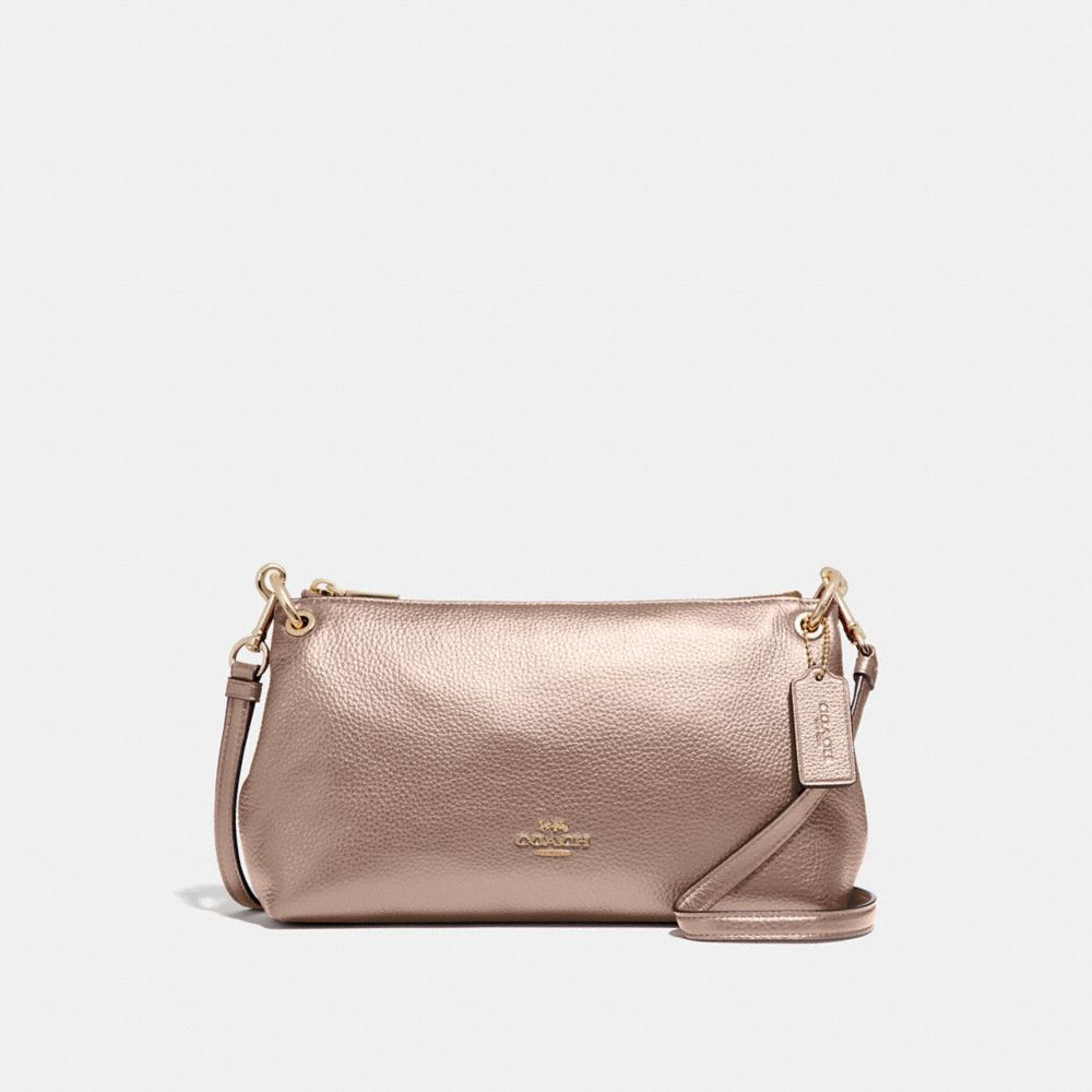 COACH F39591 CHARLEY CROSSBODY ROSE GOLD/LIGHT GOLD