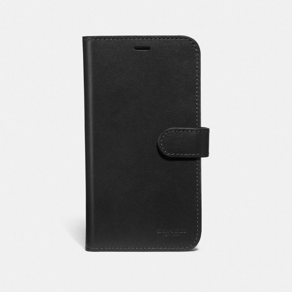 COACH F39595 Iphone X/xs Folio BLACK