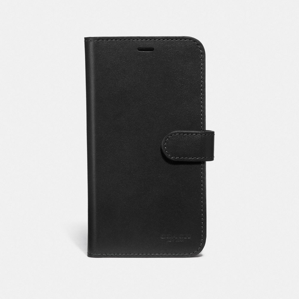 COACH F39595 IPHONE X/XS FOLIO BLACK