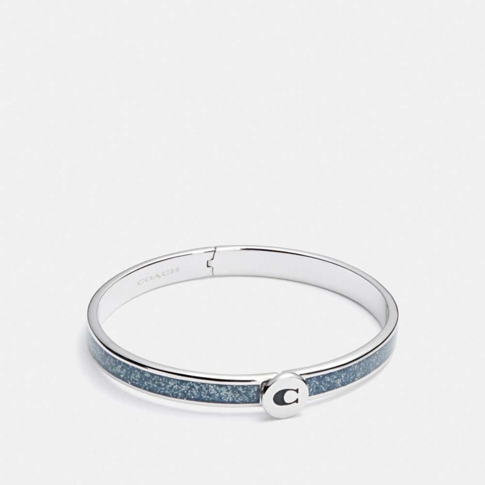 COACH F39599 - ICONIC GLITTER BANGLE BLUE/SILVER