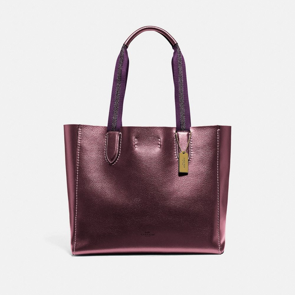 DERBY TOTE - F39675 - IM/METALLIC WINE