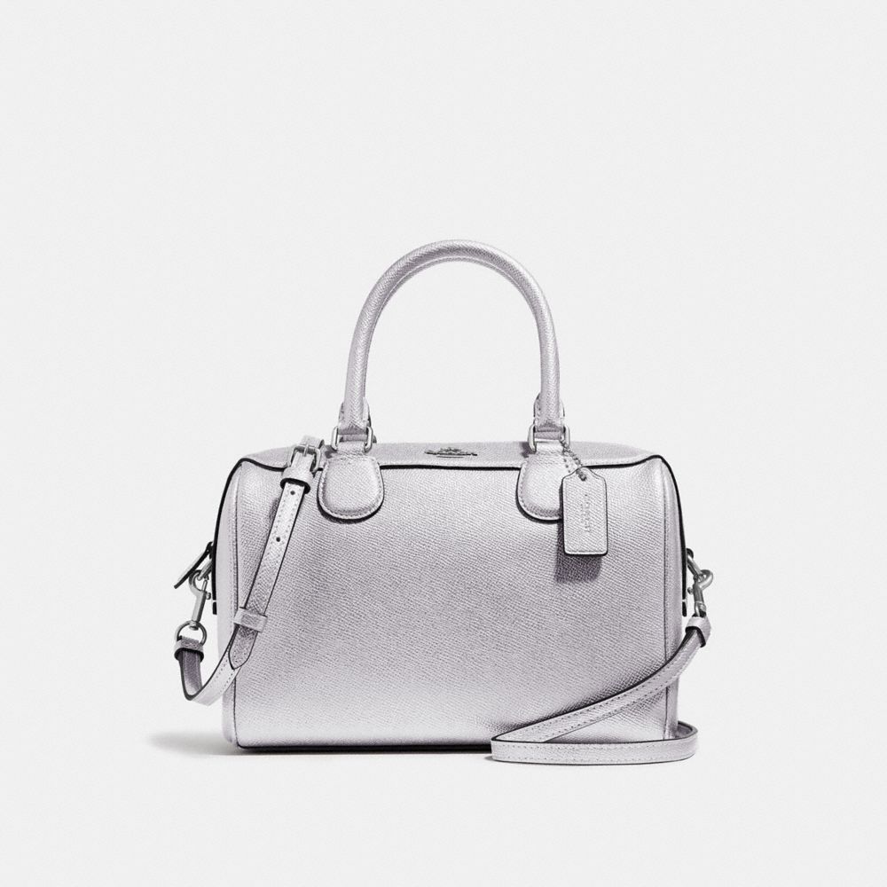 COACH F39706 MINI BENNETT SATCHEL METALLIC SILVER/SILVER