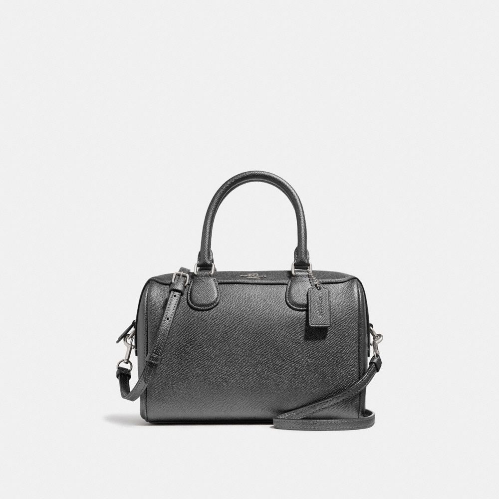 COACH MINI BENNETT SATCHEL - GUNMETAL/SILVER - F39706