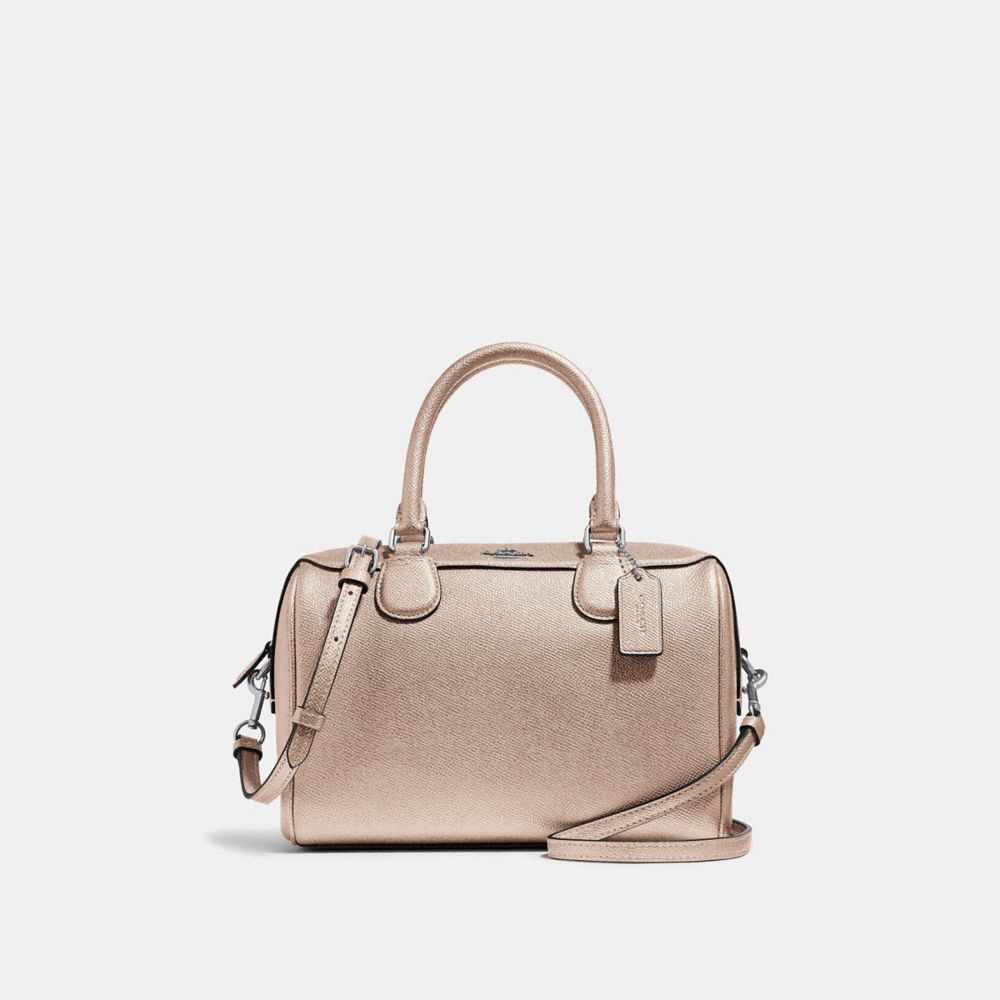 MINI BENNETT SATCHEL - PLATINUM/SILVER - COACH F39706