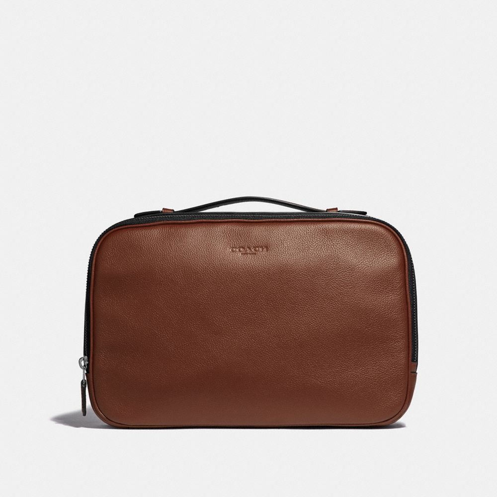 MULTIFUNCTION POUCH - SADDLE - COACH F39806
