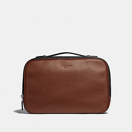 COACH MULTIFUNCTION POUCH - SADDLE - F39806