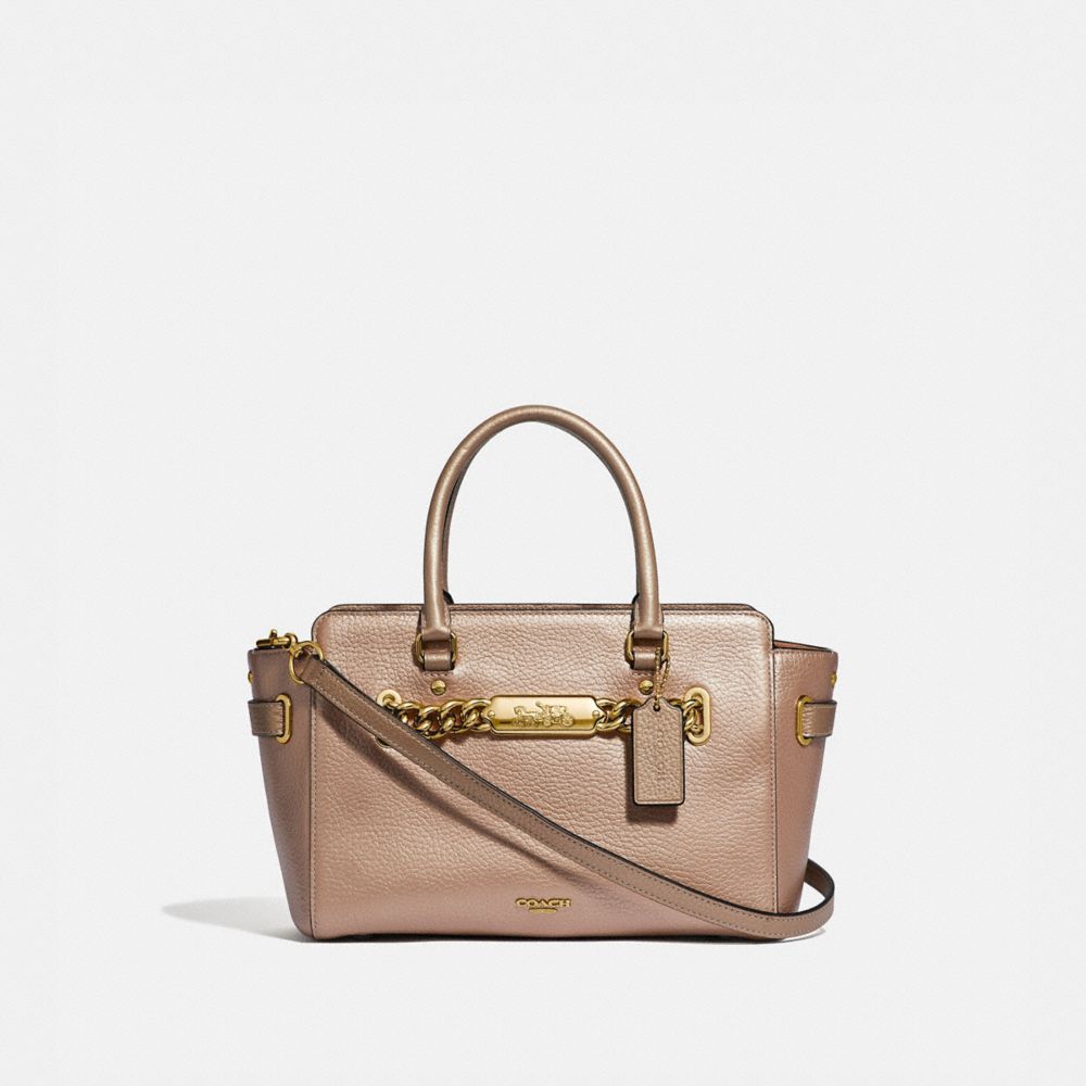 COACH BLAKE CARRYALL 25 - ROSE GOLD/LIGHT GOLD - F39847