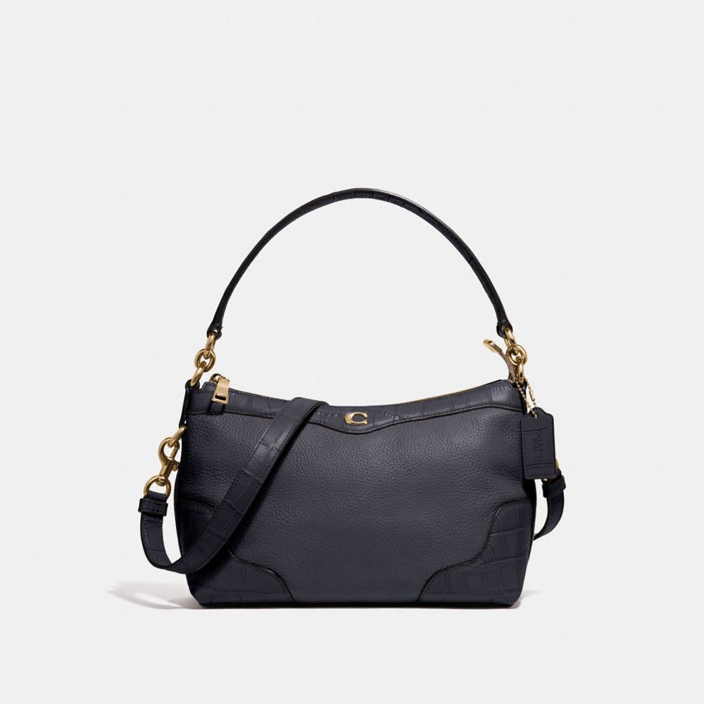 COACH F39855 SMALL EAST WEST IVIE SHOULDER BAG MIDNIGHT LIGHT