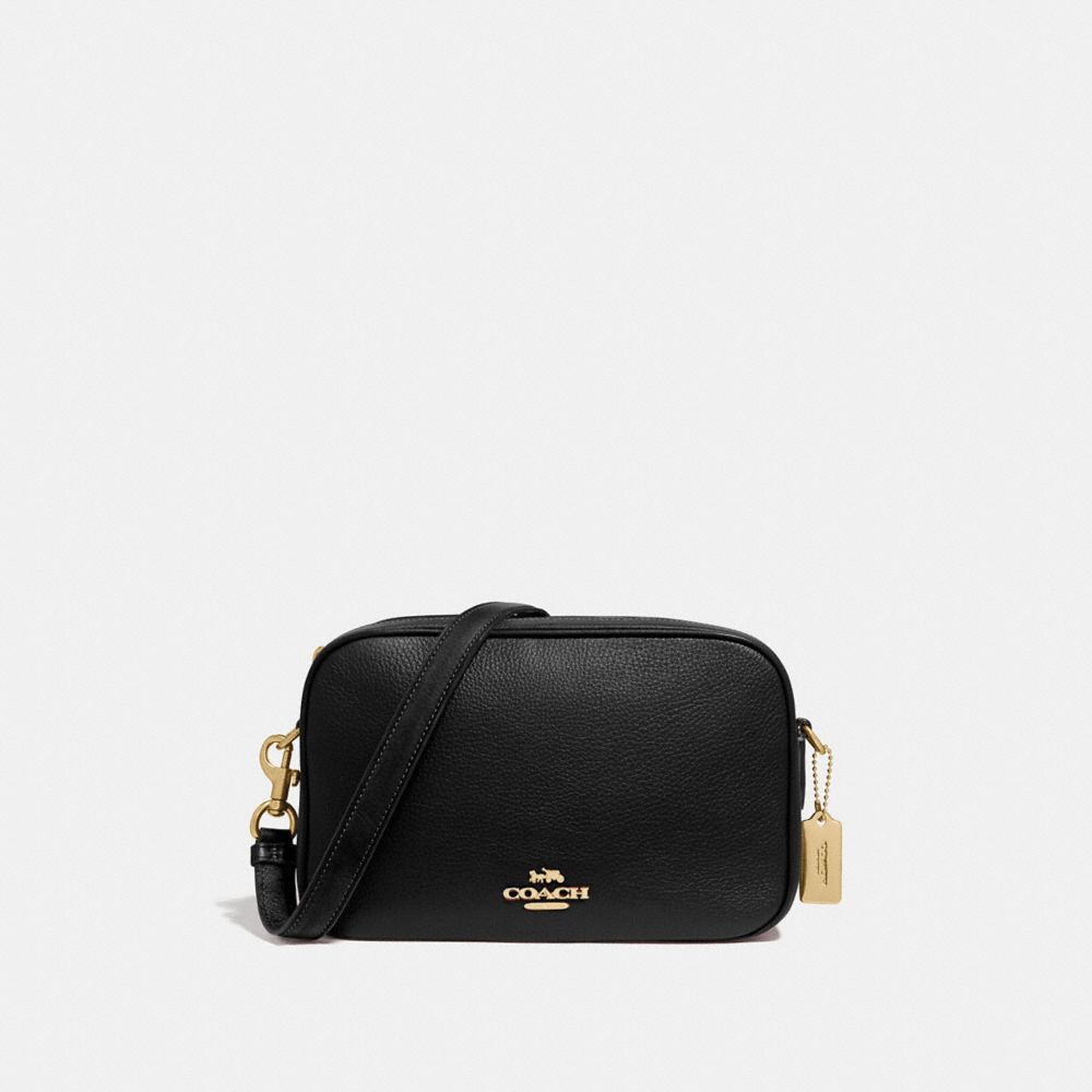 black and gold coach purse