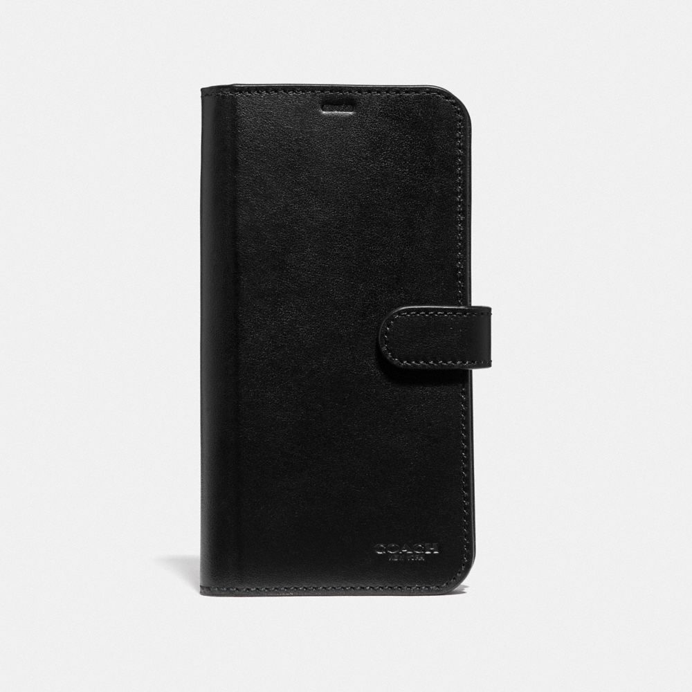 COACH F39953 Iphone Xs Max Folio BLACK