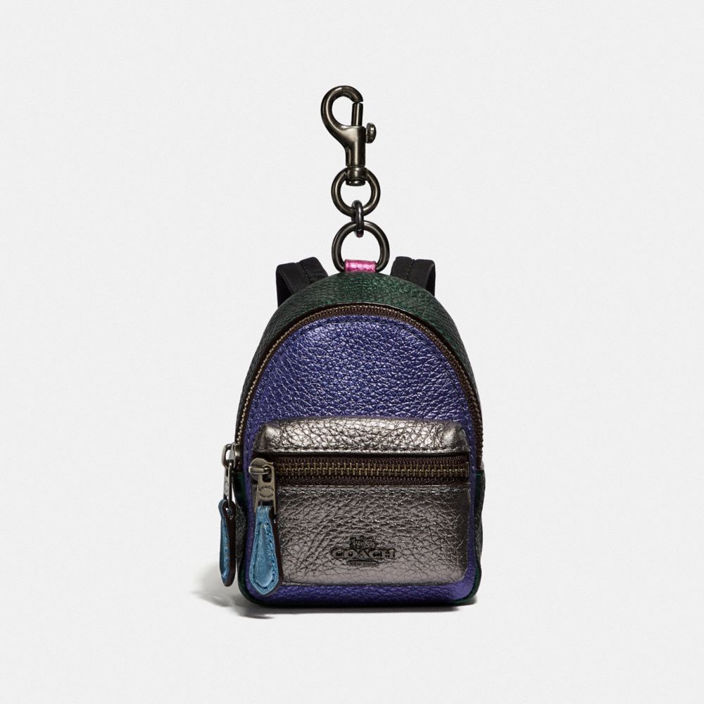 COACH F39972 MINI BACKPACK IN COLORBLOCK MULTI/BLACK ANTIQUE NICKEL