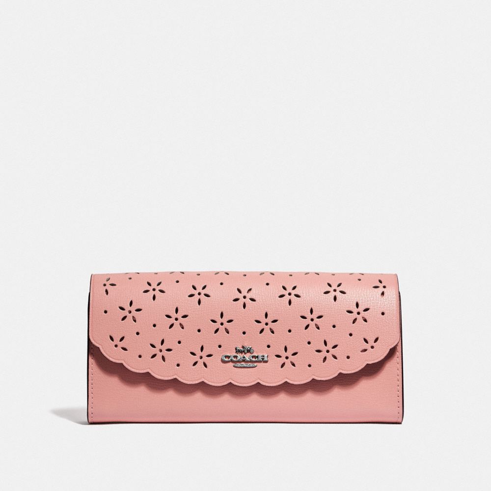 COACH F39997 - SLIM ENVELOPE WALLET PETAL/STRAWBERRY/SILVER