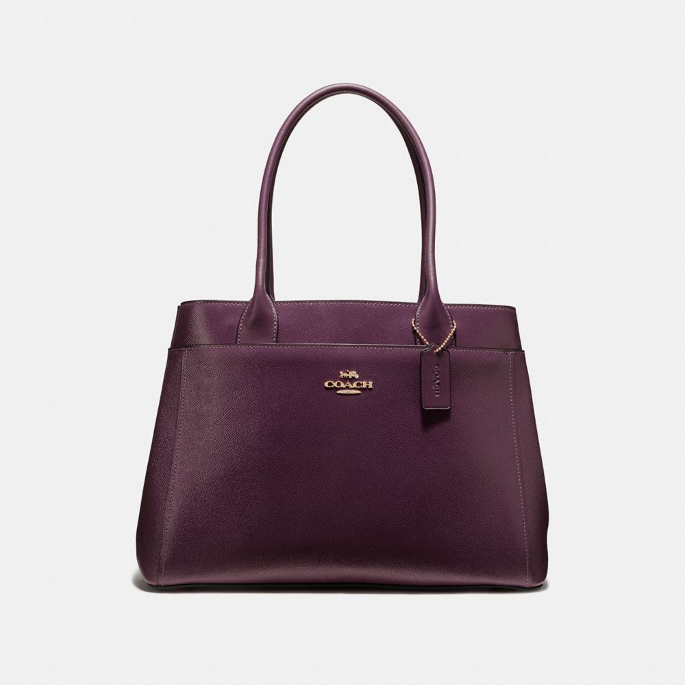 COACH F41118 - CASEY TOTE OXBLOOD 1/LIGHT GOLD