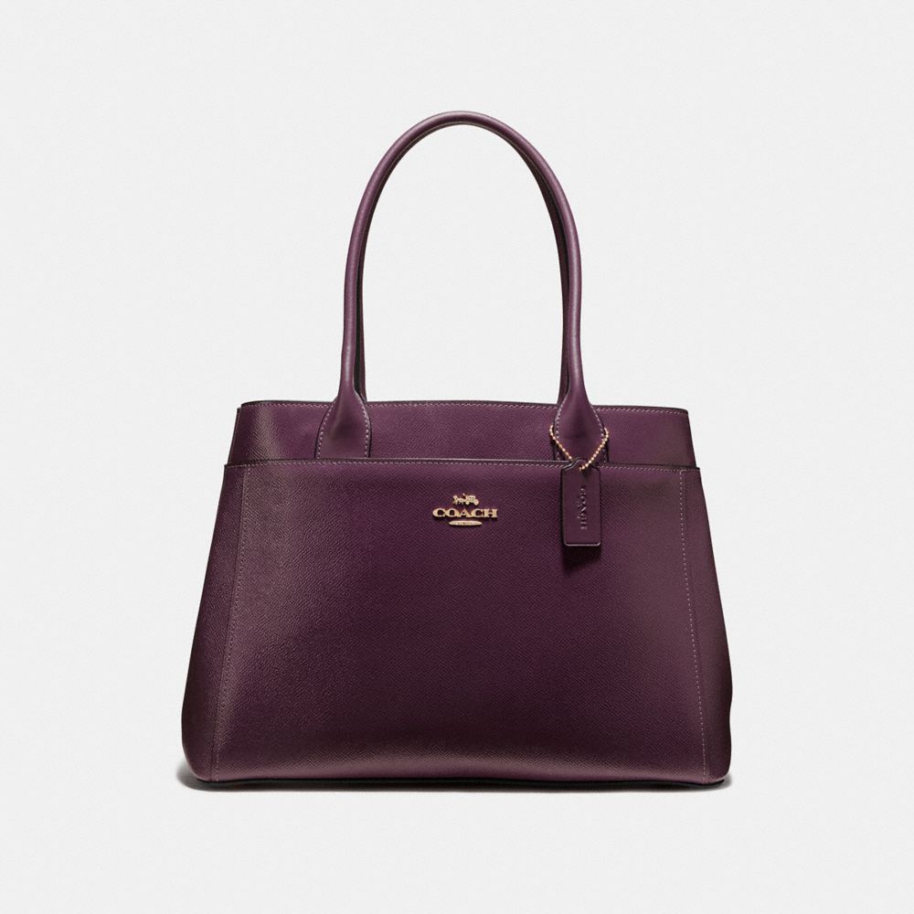 COACH F41118 Casey Tote OXBLOOD 1/LIGHT GOLD