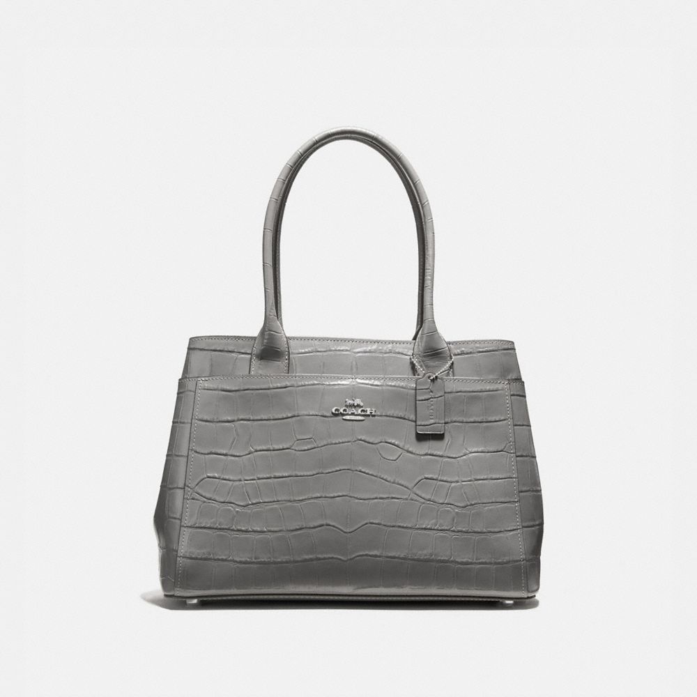 CASEY TOTE - F41119 - HEATHER GREY/SILVER