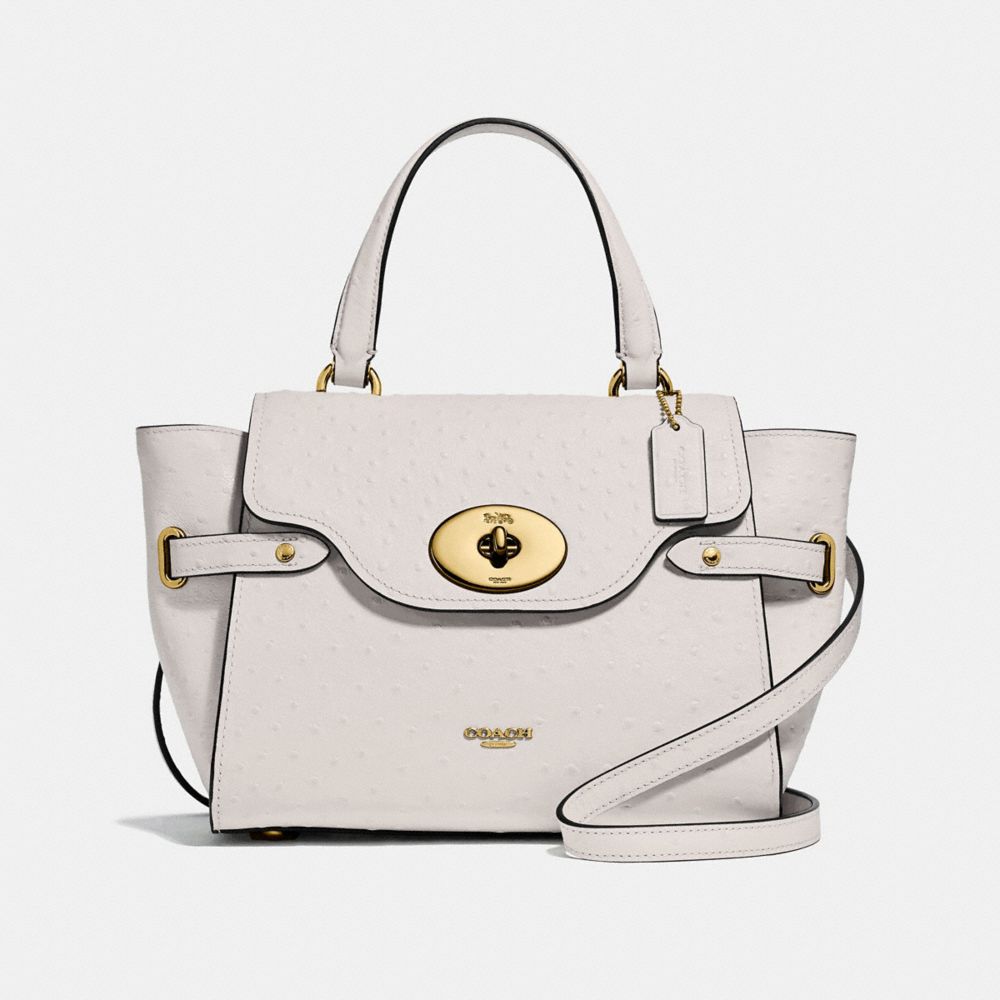 BLAKE FLAP CARRYALL - CHALK/LIGHT GOLD - COACH F44707