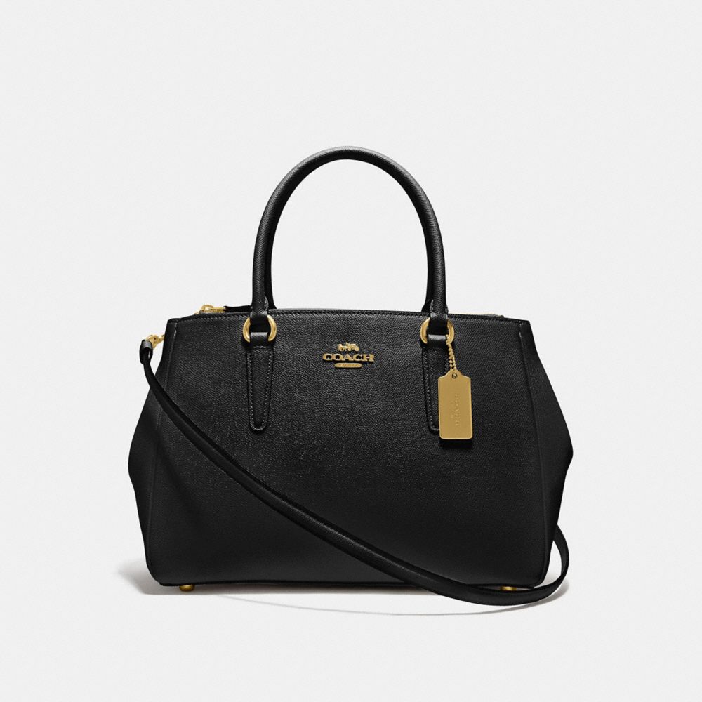 LARGE SURREY CARRYALL - F44955 - BLACK/IMITATION GOLD