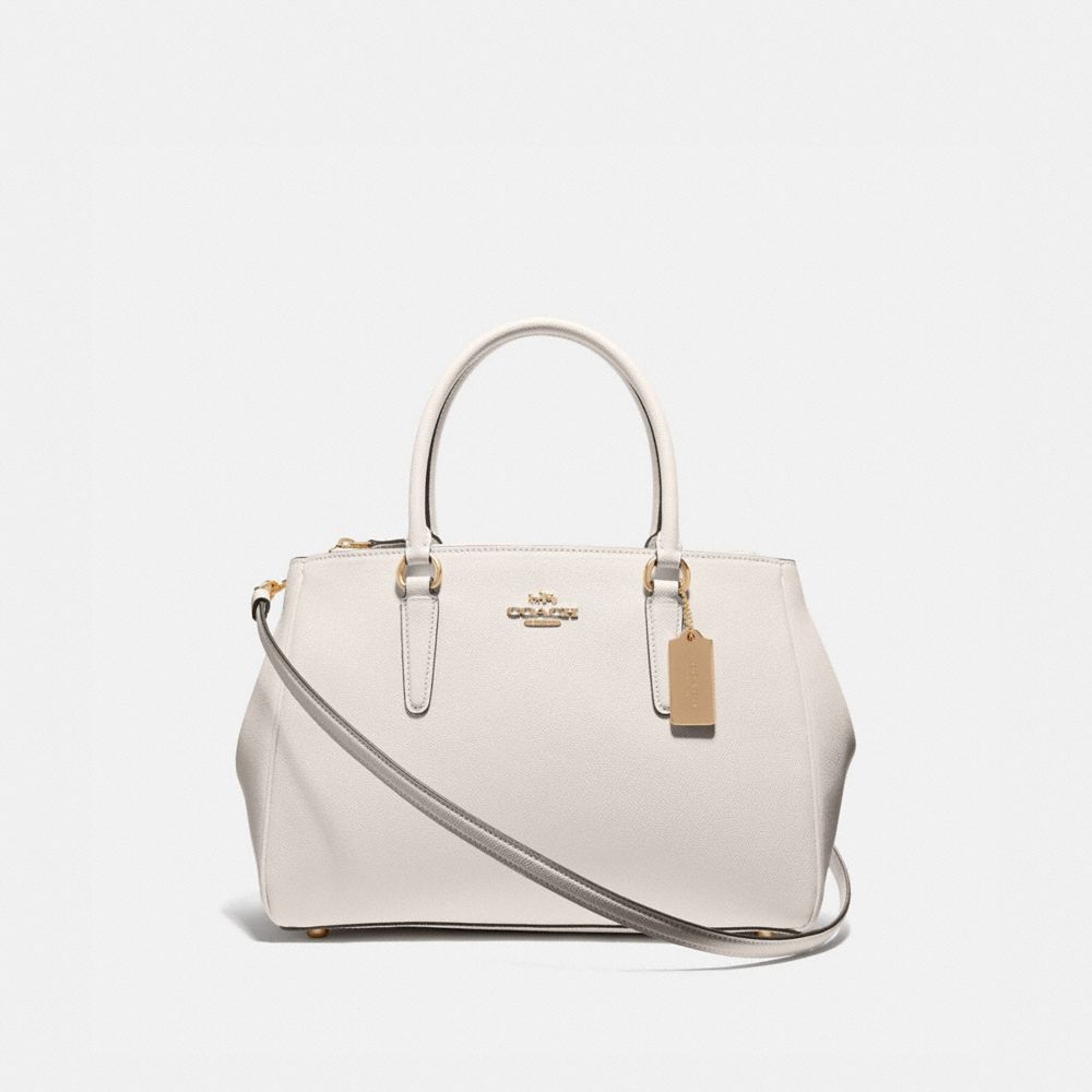 COACH LARGE SURREY CARRYALL - CHALK/IMITATION GOLD - F44955