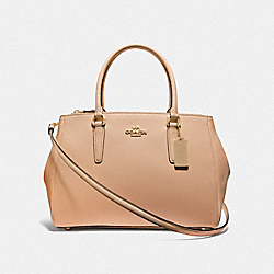 COACH LARGE SURREY CARRYALL - BEECHWOOD/IMITATION GOLD - F44955