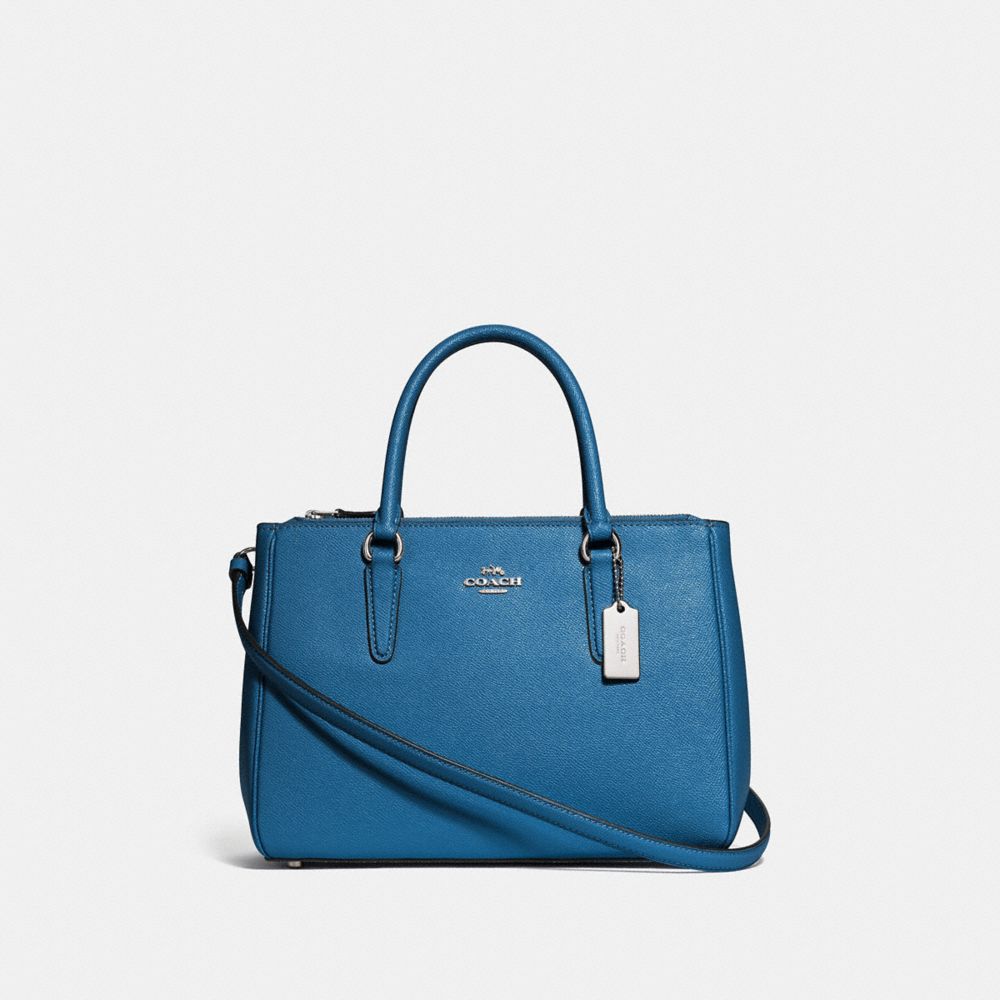 COACH SURREY CARRYALL - SKY BLUE/SILVER - F44958