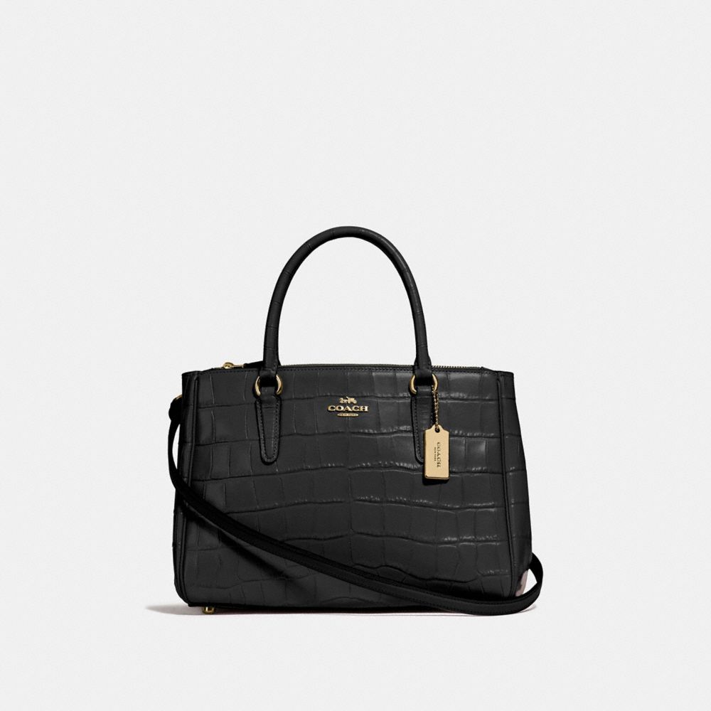 COACH F44960 Surrey Carryall BLACK/GOLD