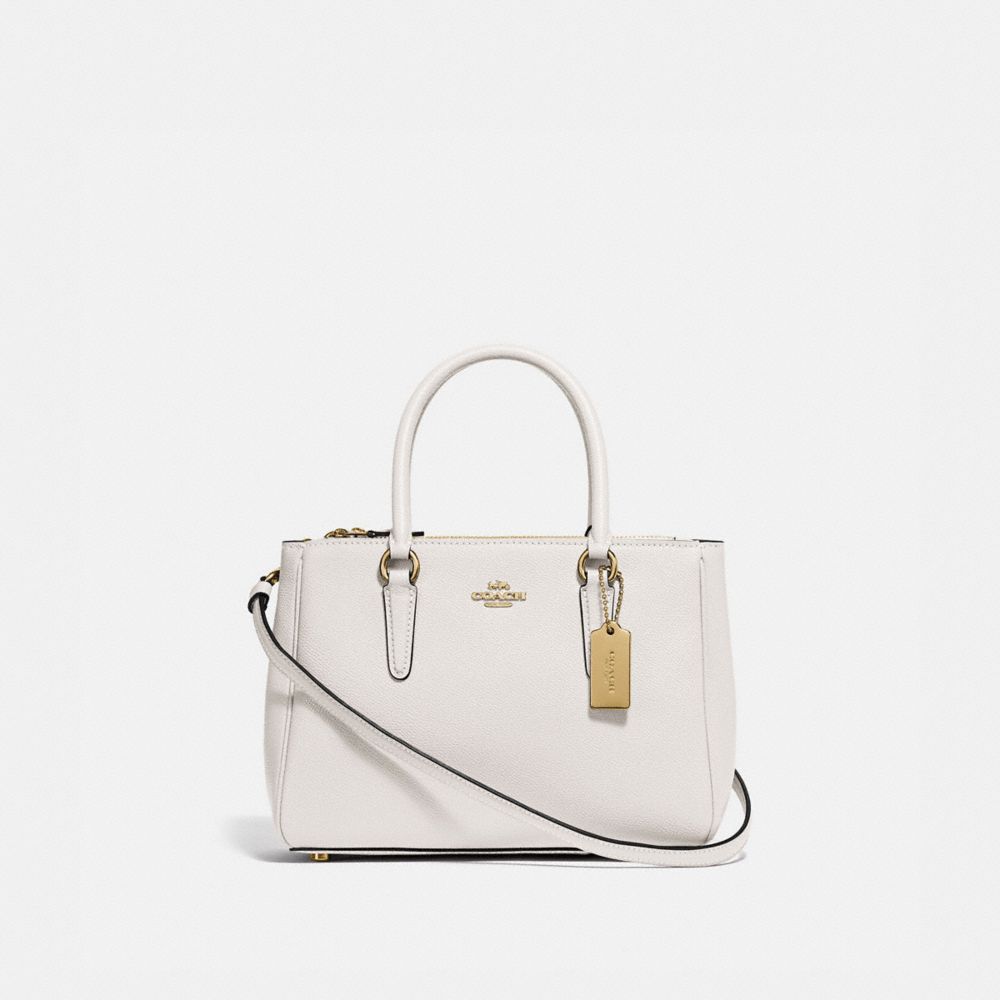 COACH F44962 MINI SURREY CARRYALL CHALK/IMITATION GOLD