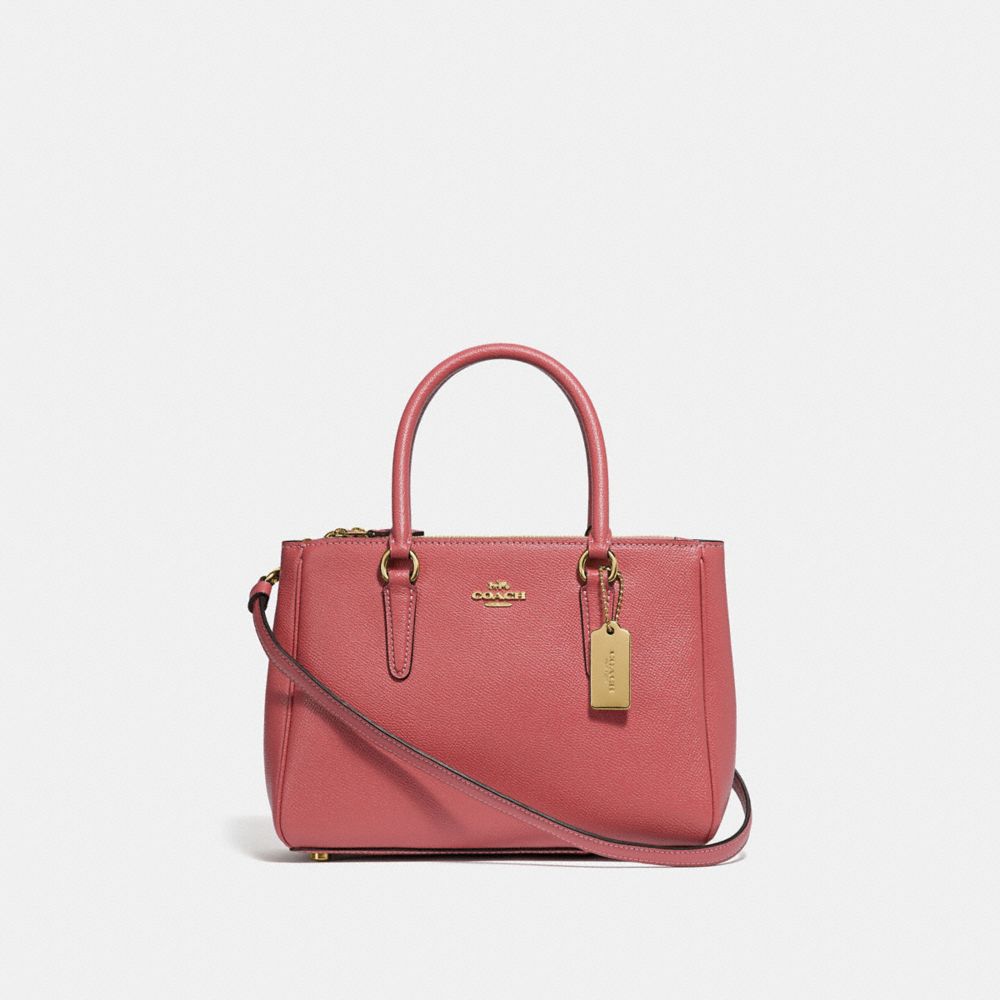 MINI SURREY CARRYALL - F44962 - ROSE PETAL/IMITATION GOLD