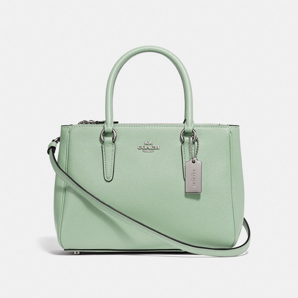 MINI SURREY CARRYALL - F44962 - PALE GREEN/SILVER