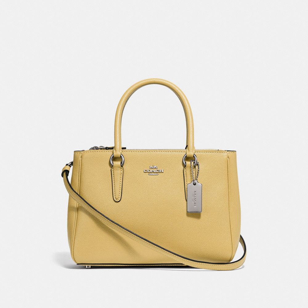 MINI SURREY CARRYALL - LIGHT YELLOW/SILVER - COACH F44962