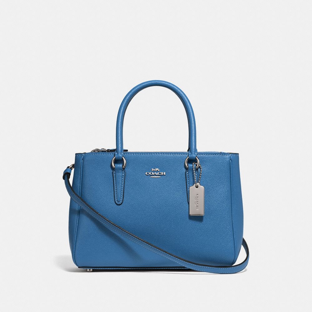 COACH F44962 Mini Surrey Carryall SKY BLUE/SILVER