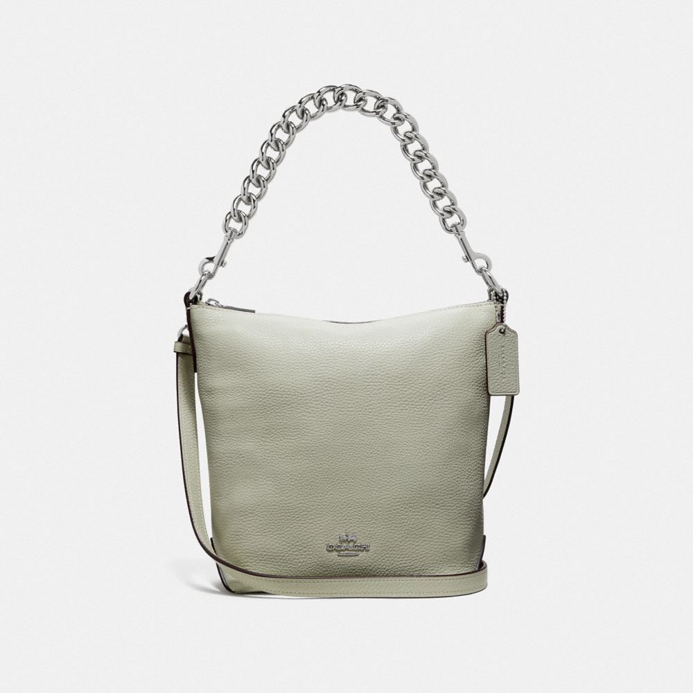 MINI ABBY DUFFLE - PALE GREEN/SILVER - COACH F45028