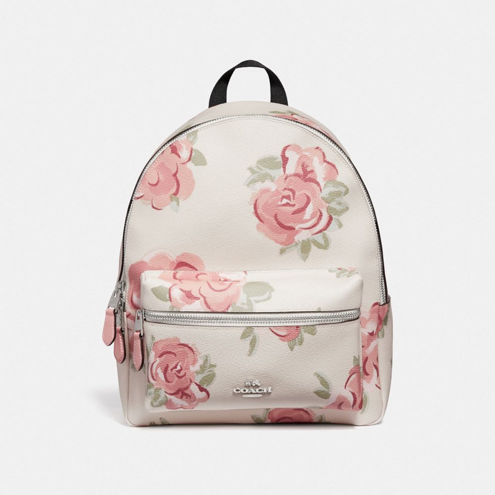 coach floral backpack