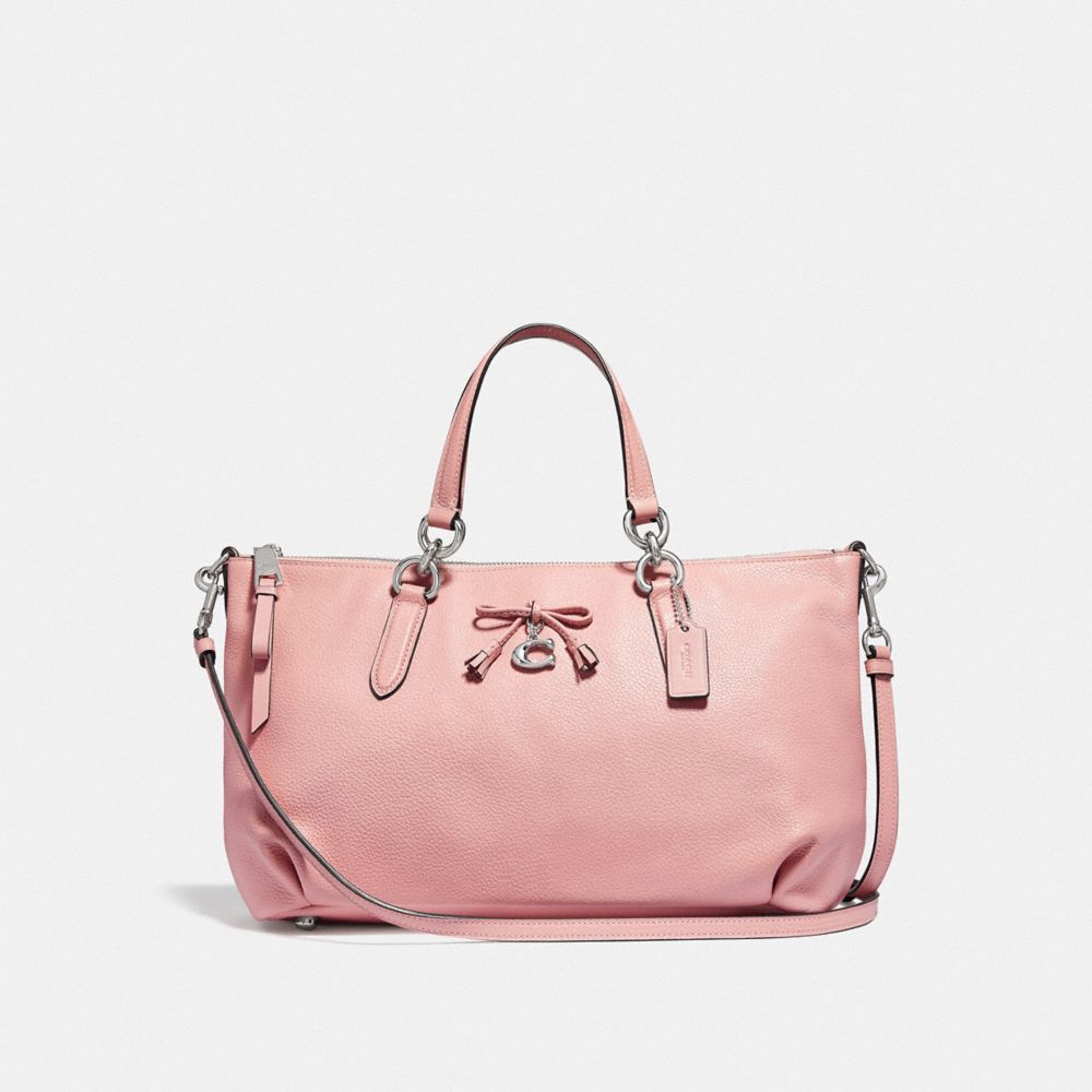 ALLY SATCHEL - PETAL/SILVER - COACH F46246