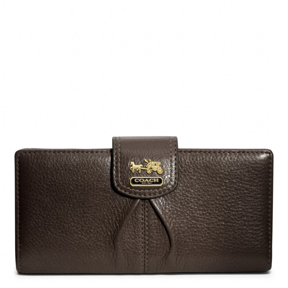 COACH F46612 Madison Leather Skinny Wallet 