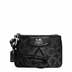 COACH MADISON OP ART SATEEN SMALL WRISTLET - ONE COLOR - F46645
