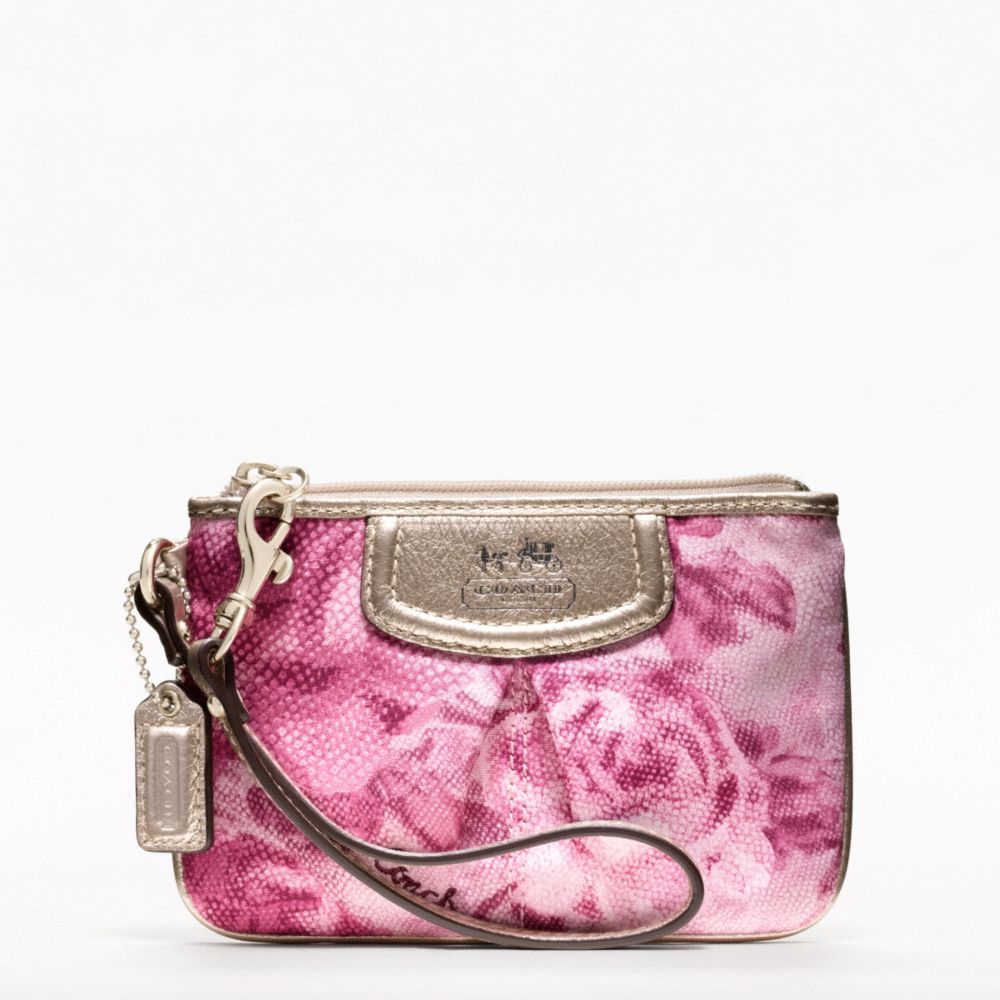 COACH F47595 Madison Floral Small Wristlet 