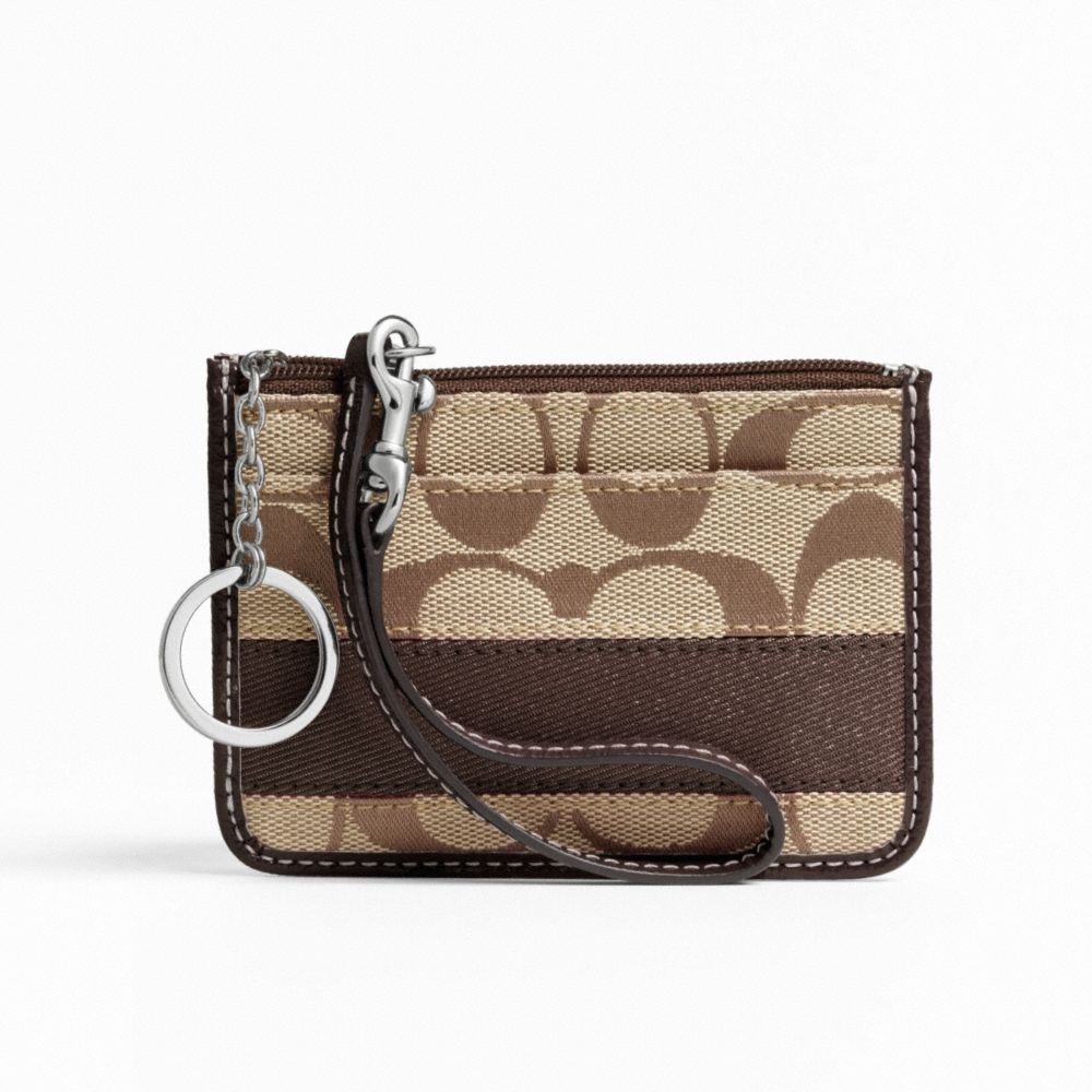 COACH SIGNATURE STRIPE ID SKINNY -  - f47665