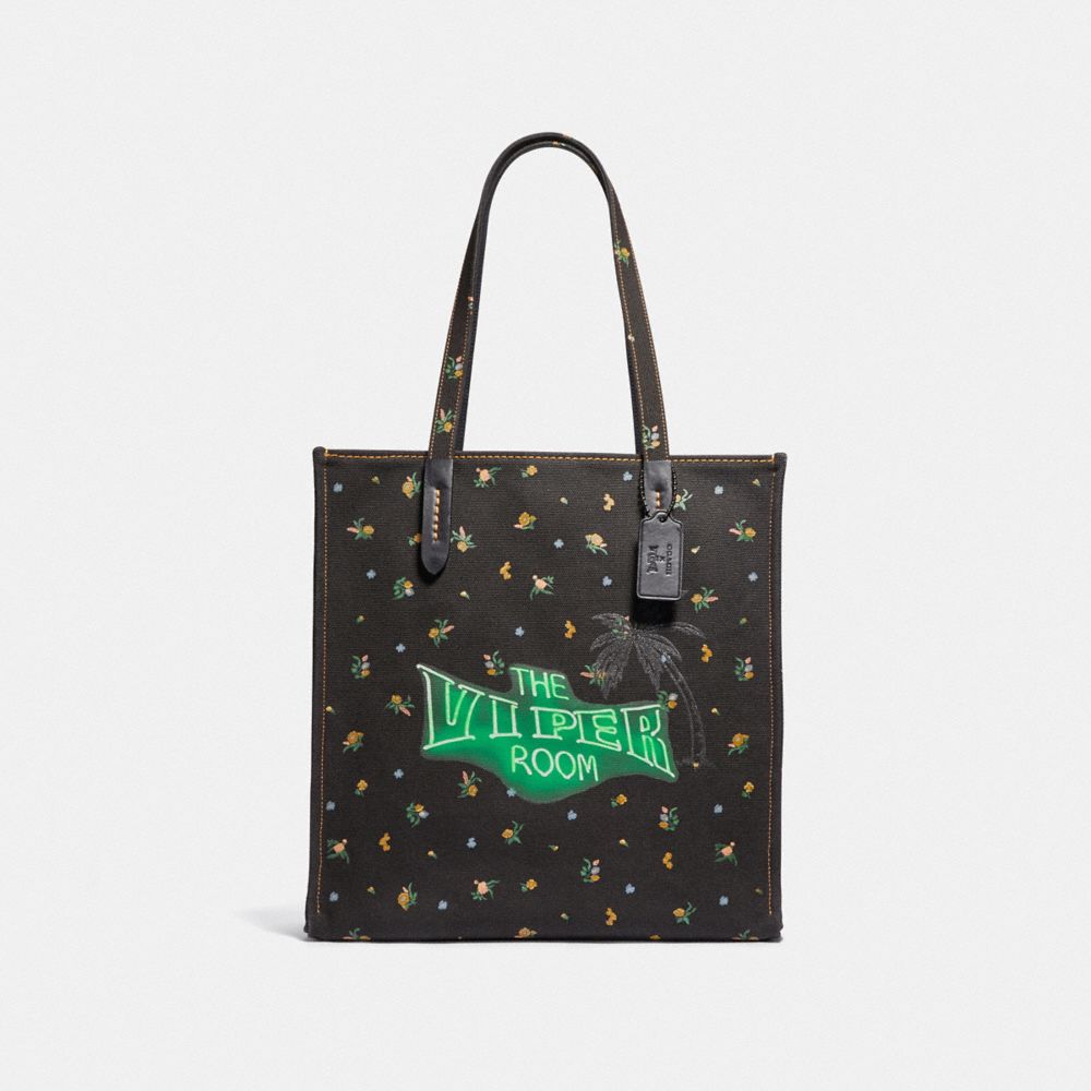 VIPER ROOM TOTE - F47762 - BLACK/PEWTER